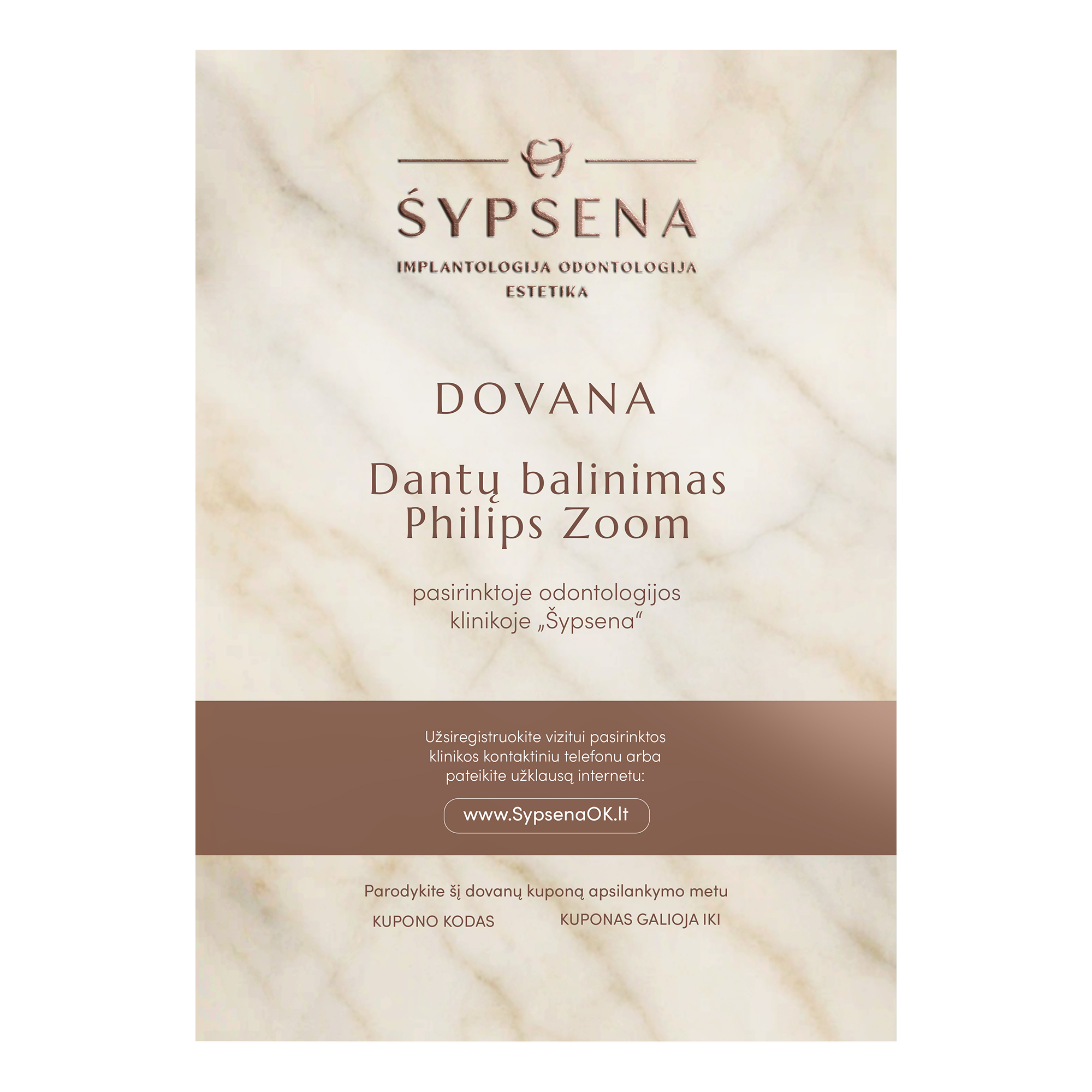 Dantų balinimas Philips Zoom